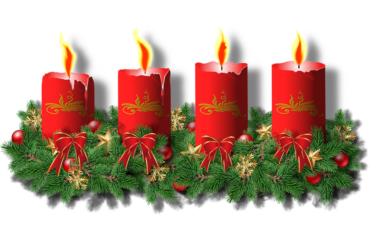 bedeutung adventskranz clipart